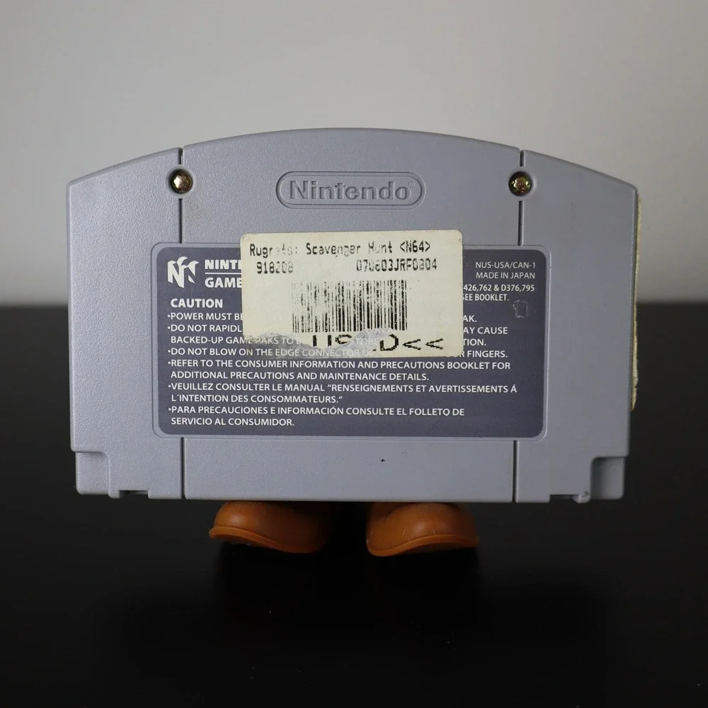 Rugrats Scavenger Hunt (Nintendo 64, N64, 2000) Game Cartridge Tested Working